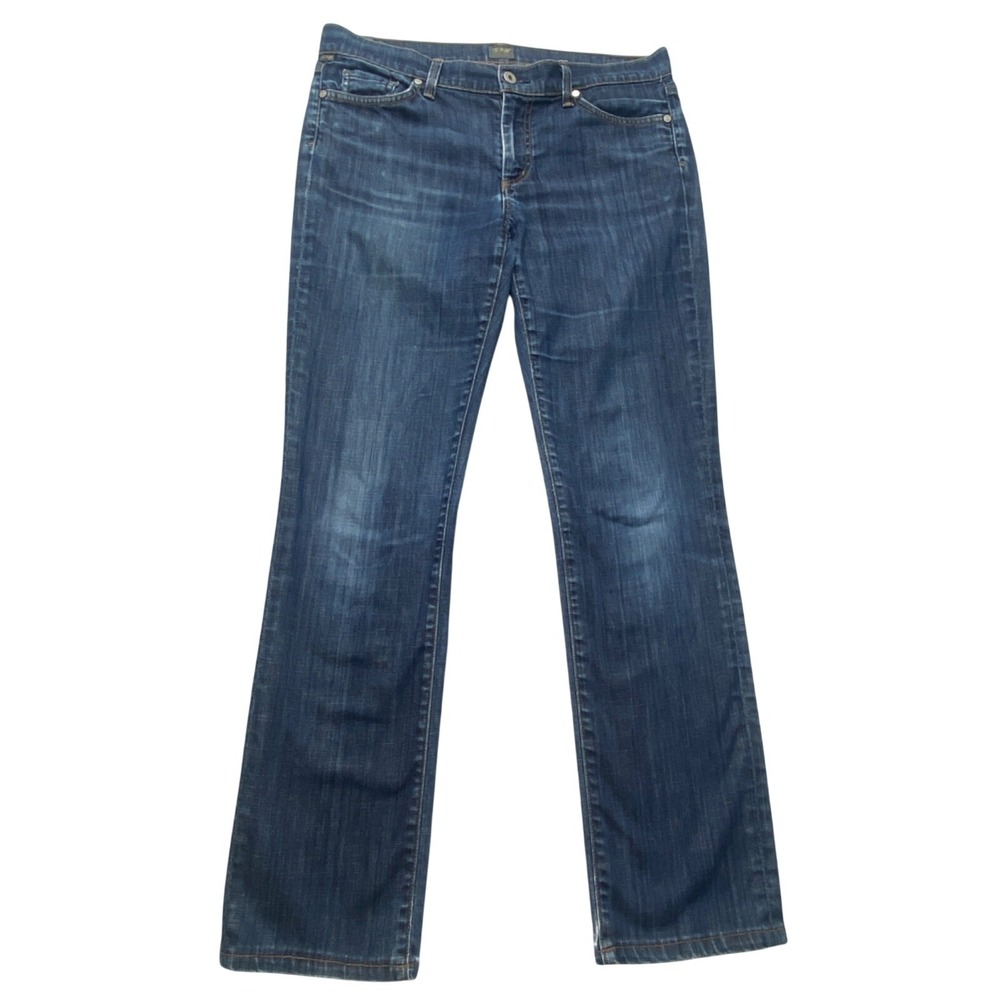Citizens Of Humanity Elson Jeans Womens 31 Blue Medium Wash Mid Rise Straight